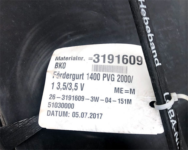 Lot Of Unused/new Fenner Dunlop Conveyor Belting, 1400mm W X 3990m L (approx. 55" W X 14080' L))